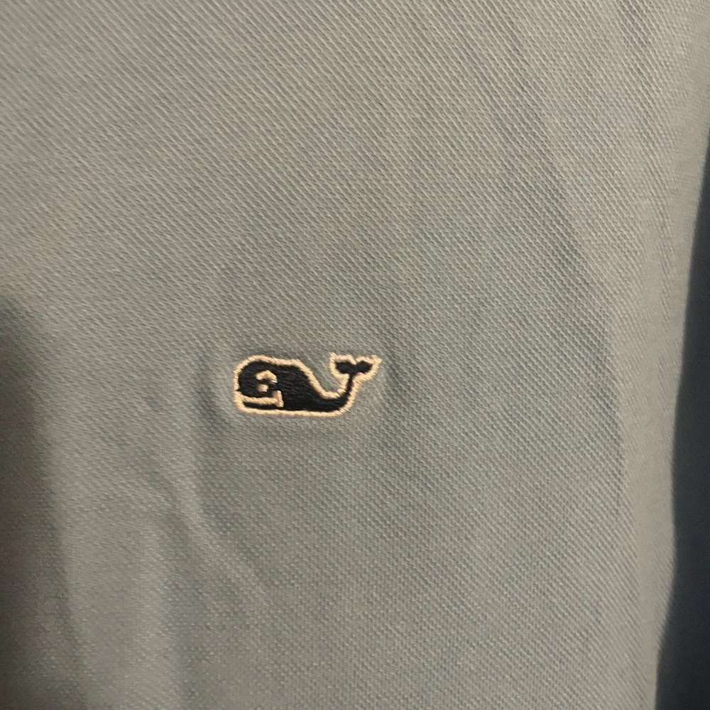 Vineyard Vines Men's Sky Blue Polo with Whale Logo Sz L - Picture 4 of 6